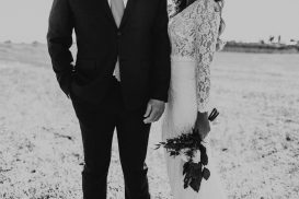Moody Bride and Groom